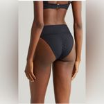 MONTCE Tamarindo Rib High cut Bikini Bottom, Medium , $112 Black Photo 3