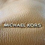 Michael Kors  Brooke Acorn Brown Leather Medium Satchel Crossbody Bag Photo 2