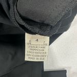 Lela Rose Viscose Wool Blend Silk Lined Straight Black Cropped Trousers Sz 4 Photo 5