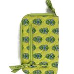 Vera Bradley  Green Blue Zip Up Wallet Photo 3
