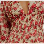 Free People Keep You Floral Long Sleeve Mini Dress XS Photo 2