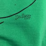 Dr. Seuss ’ The Grinch Face Green Holiday Sweatshirt Juniors - Sz M 7-9 Photo 2