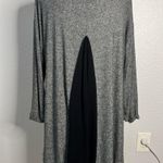 J Jill Wearever Gray Long Sleeve Top Flowy Vent Back Size M Scoop Neck Stretch Size M Photo 8