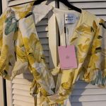Hello Molly FEELIN FLORALS MIDI DRESS YELLOW NWT Photo 5