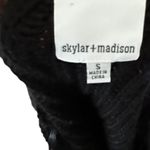 Skylar + Madison Skylar‎ + Madison Black Distressed Cardigan Sweater Photo 3