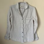 UGG  Raven Stripe PJ Button Down Shirt Pajama Size S Photo 2