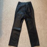 EXPRESS Black Faux Leather Pants Photo 3