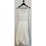 ASTR  the Label Contrast Midi Sundress in White Size Medium Photo 7