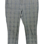 Loft Plaid High Waist Skinny Ankle Pants Size 8P Career Academia Preppy Office Photo 0