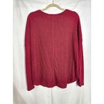 Lulus NWT  super soft burgandy sweater Photo 3