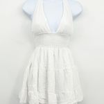 Bonhomia Resortwear Vacation Beach Wedding White Smocked Halter Dress Size S Photo 0