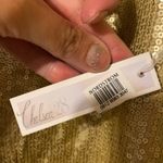 Chelsea28 NWT Nordstrom gold sequin contrast cami, size small Photo 9