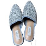 Steven By Steve Madden Steve Madden 'Steven New York Valera' blue tweed mule. Size 6 1/2 NWTSlide On Photo 3