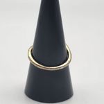 Pura Vida Gold Tone & White Enamel Wave Ring (8) Gold Photo 4