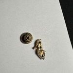 Signed Avon High Heel Shoe Gold Tone Brooch Tack Pin Rhinestone Photo 2