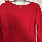 MSK Women's Size Medium Red Bell Sleeve Dress Flowy Party Holiday Evening Photo 7