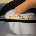 Free People We the Free Fearless Mock Neck Top Iced Water Blue Large Photo 3