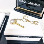 Dolce & Gabbana Authentic  RARE Vintage Gold & Silver Large Key Necklace Photo 1