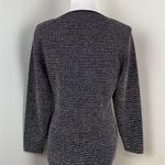 Moods by Krizia Black Metallic Wool Sweater Small Italy Vintage Photo 3