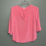 Akris Punto  Coral V Neck Blouse Photo 2