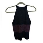 Mango Metallic Knit Halter Top Photo 2