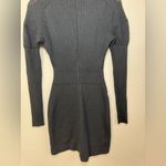 Vintage 1990’s Azzedine Alaïa Designer Black Wool Honeycomb Knit Mini Dress XS Photo 9