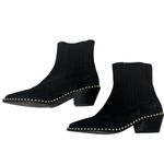 Zadig & Voltaire Black Booties with Silver Detailing Photo 4