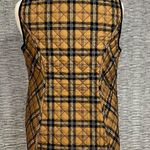 Chico's NEW WITH TAG Chico’s Black & Brown Checkered Reversible Quilted Zip-Up Vest Photo 8
