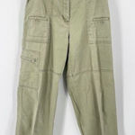 American Vintage Vintage Y2K NY Khakis Women's Hi-Rise Ankle Cargo Pants Utility Green Size 10 Photo 0