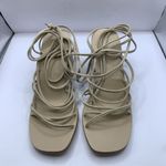 Raye NWOB  Womens Voyage Heel Suede Square Toe Wrap Up Ankle Tie Size 7 E9 Photo 1