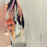 Kori  America Mint Green Florak‎ Adjustable Kimono size Medium Photo 4