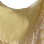 Bonwit Teller Lelis Vintage Rare Yellow Lace Long Nightgown size medium lingerie Photo 3