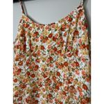 Lulus Babydoll Y2K Mini Dress Roses Floral Hippie Boho Cottagecore Sundress L Photo 1