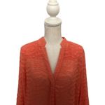 Kaari Blue Women’s Size Large Tunic Blouse Long Photo 3