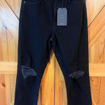 Current/Elliott The Boyfriend Onyx Jean Women's Black 26 nwt (3681) Photo 0