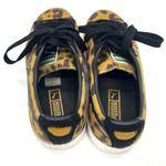 Puma Animal Print Leopard Fur Sneakers Runners Trainers Clyde Suits Casual Shoes Photo 7