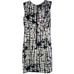 Milly Paint Splatter Scribble Abstract Shift Dress Sleeveless Career Workwear 2 Photo 5
