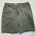 The Territory Ahead  green denim shorts size 14 Photo 0