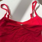Free People Intimately  red cropped tank with rose detail Photo 2