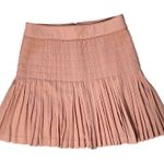J. Crew A9988 Pleated Lattice Chiffon Lined Skirt Pink Feminine Cottagecore sz 2 Photo 0