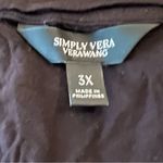 Vera Wang Simply Vera  Womens 3X Dolman‎ sleeve stretchy abstract top Photo 3