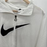 Nike White ESS Woven Jacket Full Zip Activewear Lightweight Womens Large NWT Photo 4