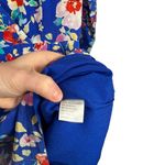 Yumi Kim Blue Floral 100% Silk Romper Preppy Summer Vacation Cruise Womens Small Photo 4