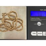 Vintage Avon 1/20 14kt GF Rope Twist Chain Necklace 17" Estate Classic 9.01g Gold Photo 5