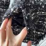 Black Tweed Collared Open Blazer Professional Career Work Jacket Size XSmall EUC Photo 6