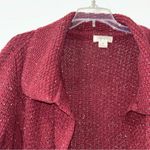 Style & Co Burgundy Long Knit Cardigan Women’s Medium Photo 1