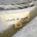 Cloth & Stone Gray Sweatshirt Tunic Mini Dress Lace Up Side NWT M Photo 11