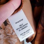 Baltic Born  Venice Cooper Gold Floral Long Sleeve Short Dress Photo 4