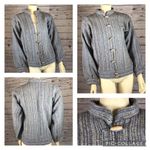 American Vintage  hand woven jacket lined & with wooden toggles size small Photo 1