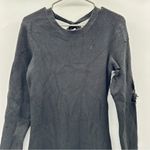 RTR Eudon Choi Collective Black Knit Long Sleeve Fringe Hem Sweater Dress Sz L Size L Photo 1